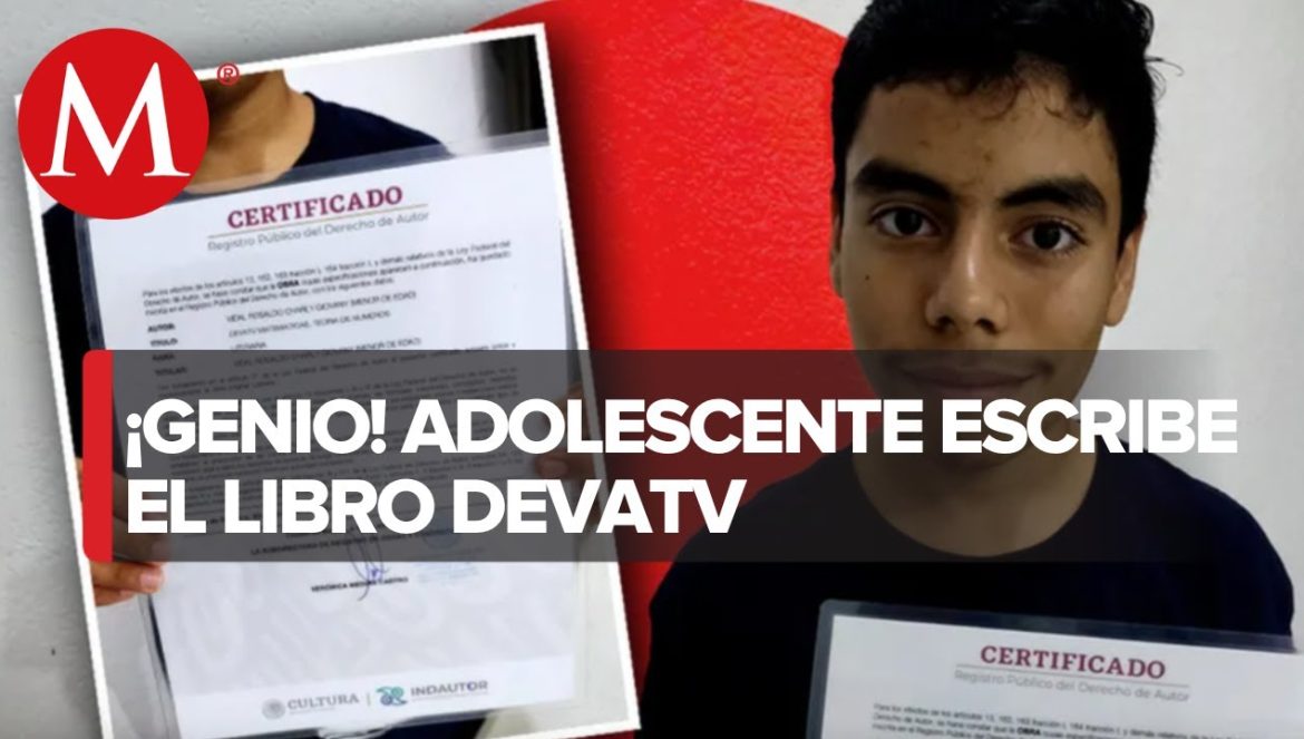 En Tabasco, niño de 13 años escribe libro de matemáticas y logra registro de derecho de autor….04-23-2023