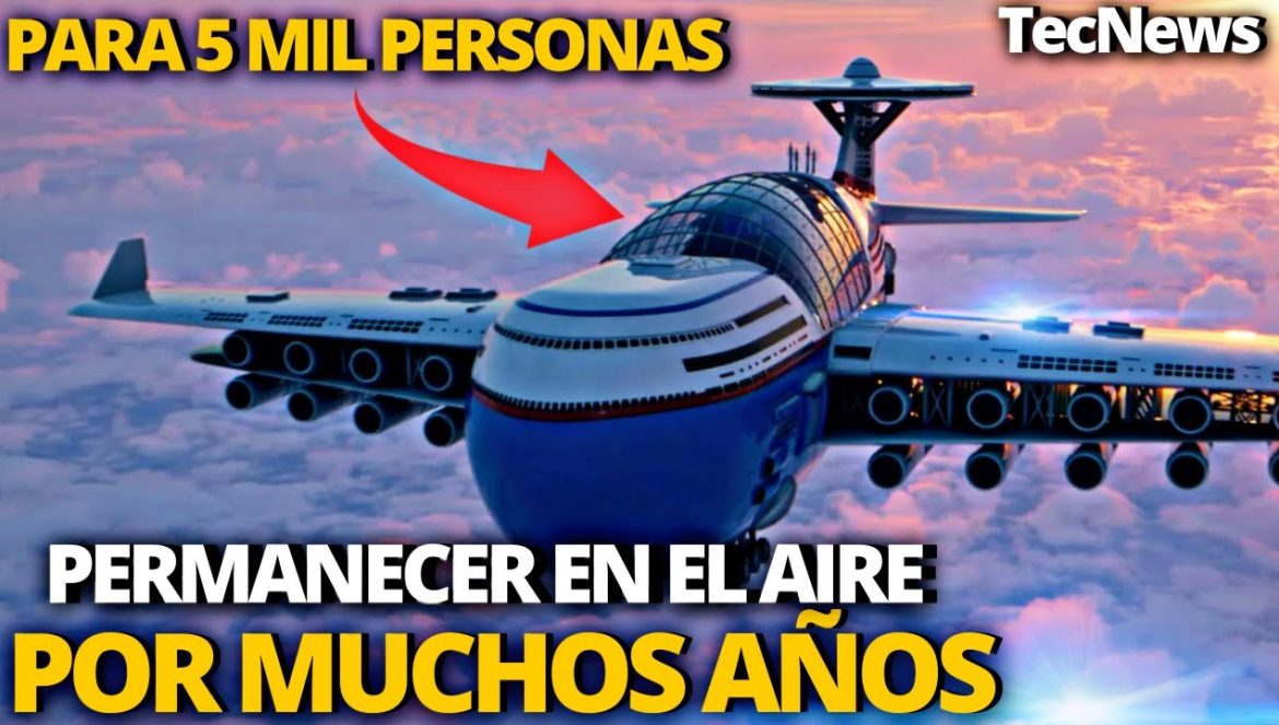 Hotel volador de propulsión nuclear puede permanecer en el aire durante años con 5.000 pasajeros….04-04-2023