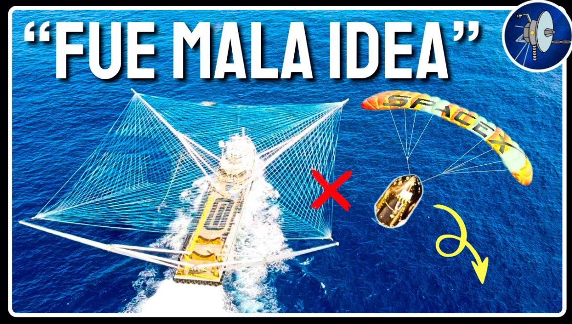 SpaceX cambia de método para pescar cofias y es tan FÁCIL que a nadie se le había ocurrido….09-21-2023