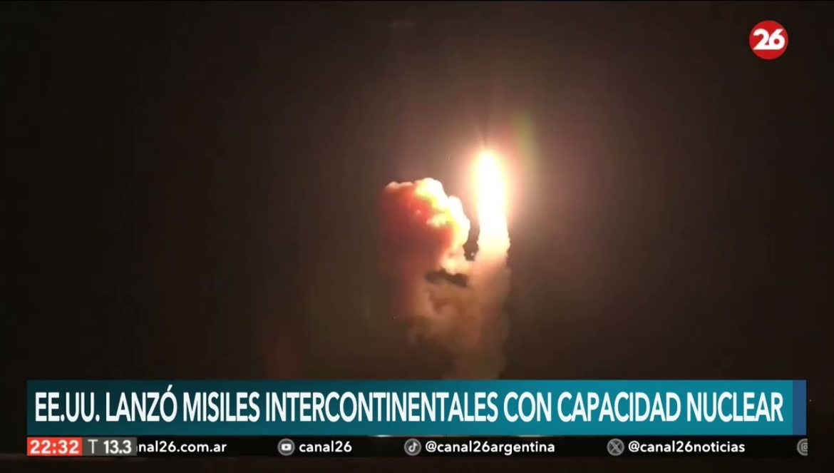 EEUU lanzó un misil intercontinental con capacidad nuclear….11-03-2023