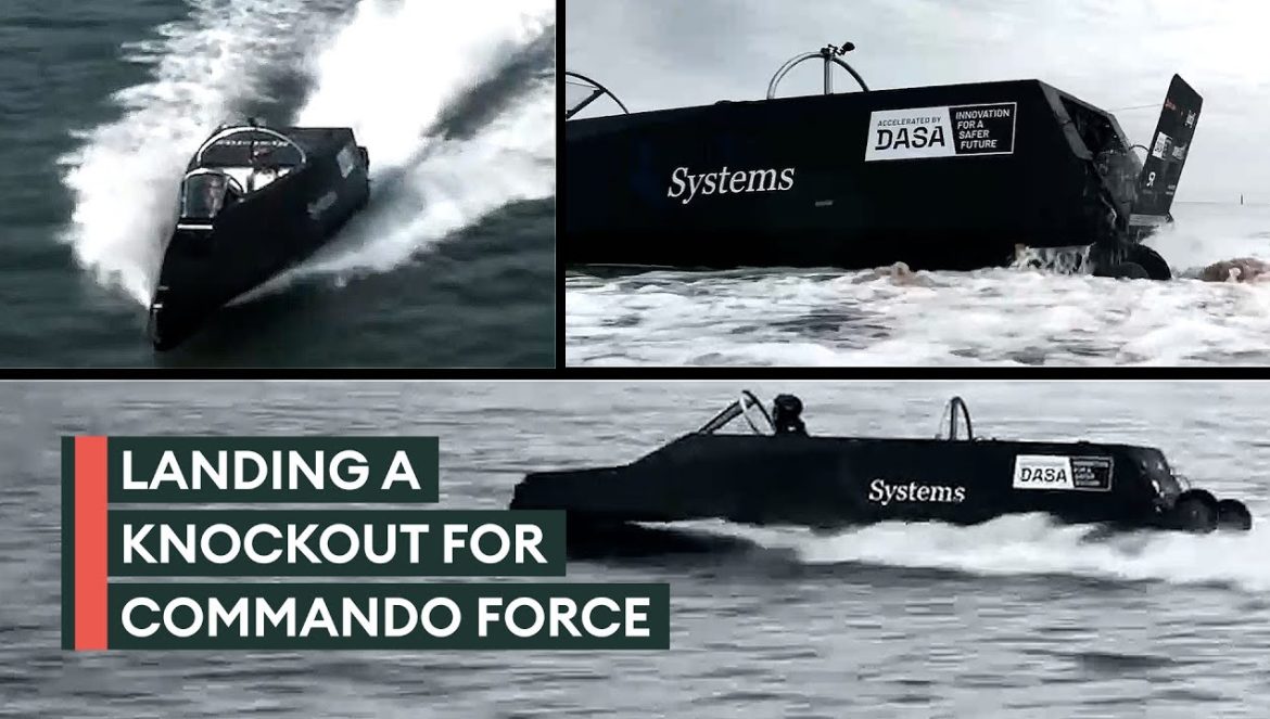 New hi-tech insertion craft prototype for the Royal Marines in action….05-20-2024