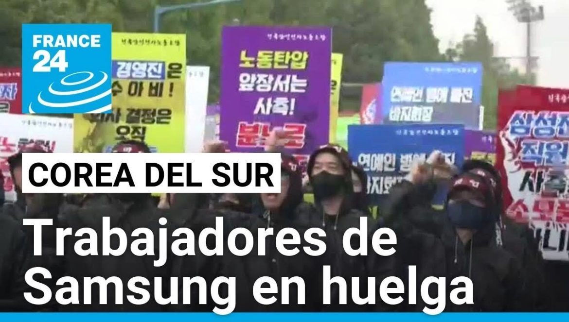 Corea del Sur: trabajadores de Samsung inician histórica huelga por mejores salarios….07-08-2024