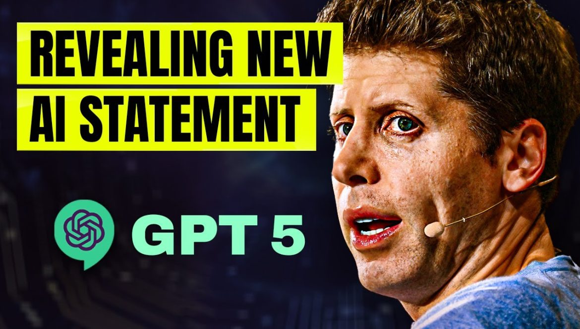Sam Altman RELEASES An Unexpected NEW Statement On GPT5….07-10-2024
