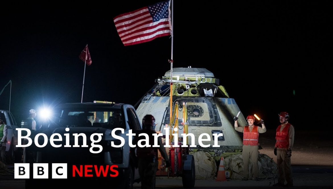Boeing Starliner returns to earth without astronauts | BBC News….09-07-2024