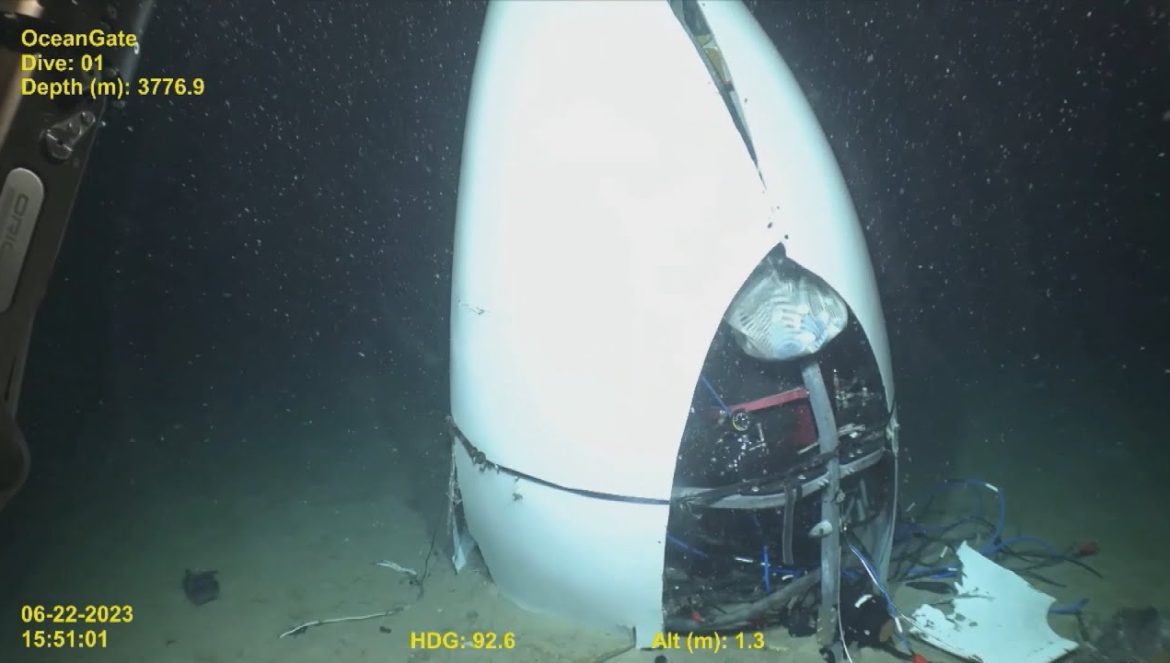 Titan Footage Shows Submersible 990 Feet From Titanic….09-18-2024