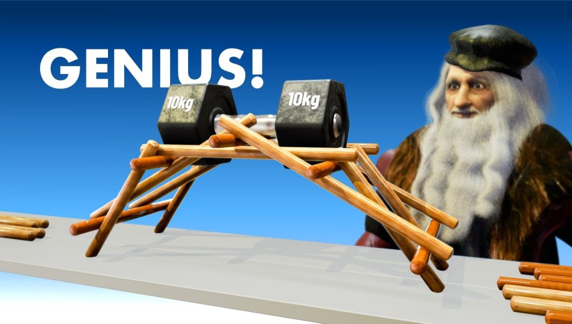 The MAGIC behind Da Vinci’s Self Supporting Bridge!….10-30-2024