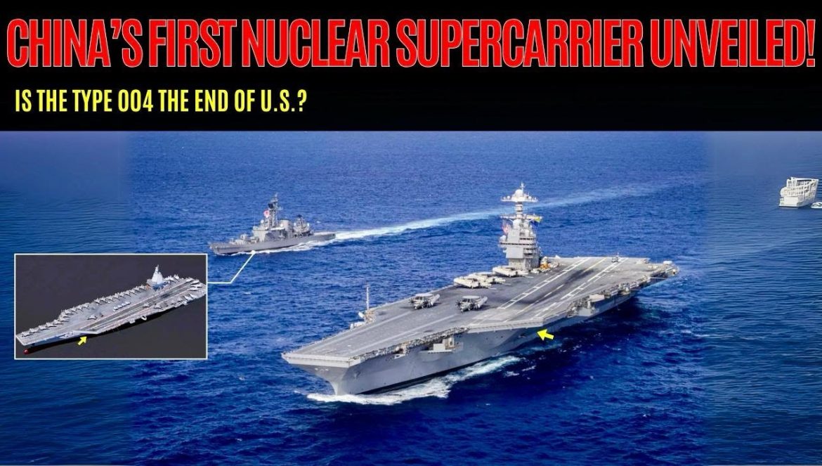 Breakthrough: China’s First Nuclear-Powered Supercarrier-Type 004, Unveiled!….02-17-2025