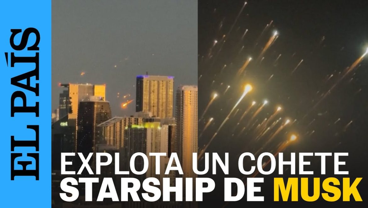 Otro cohete Starship de Elon Musk explota y obliga a desviar el tráfico aéreo….03-07-2025