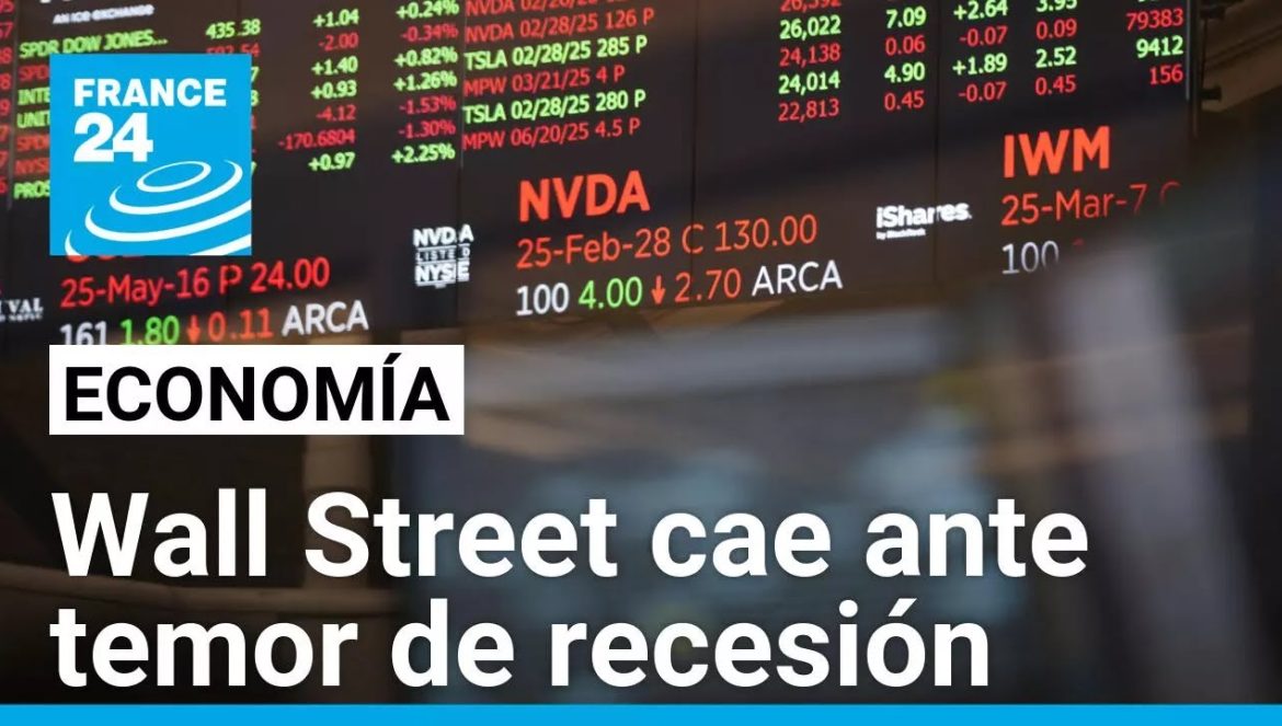 Wall Street se hunde: el temor a la recesión y la guerra de aranceles sacuden los mercados….03-10-2025