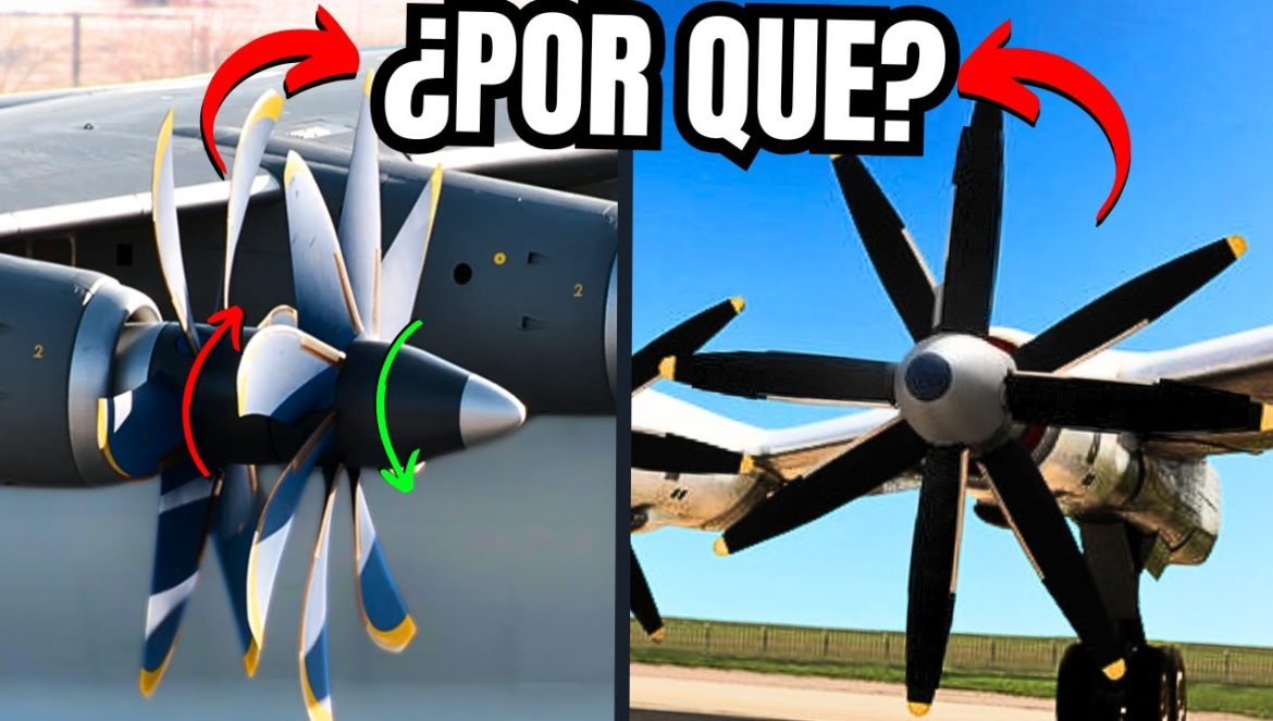 ¿Por que Hay Aviones Con Hélices Contra-rotantes?….04-22-2025