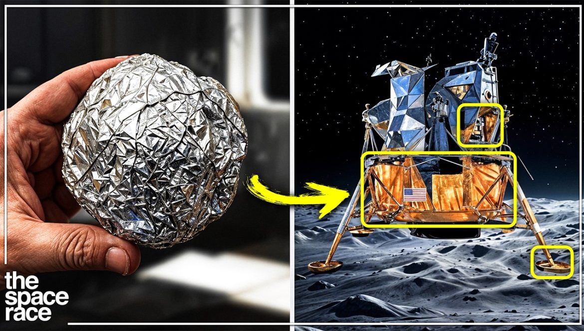 ¿Por qué las naves espaciales están cubiertas con papel de aluminio?….05-10-2025